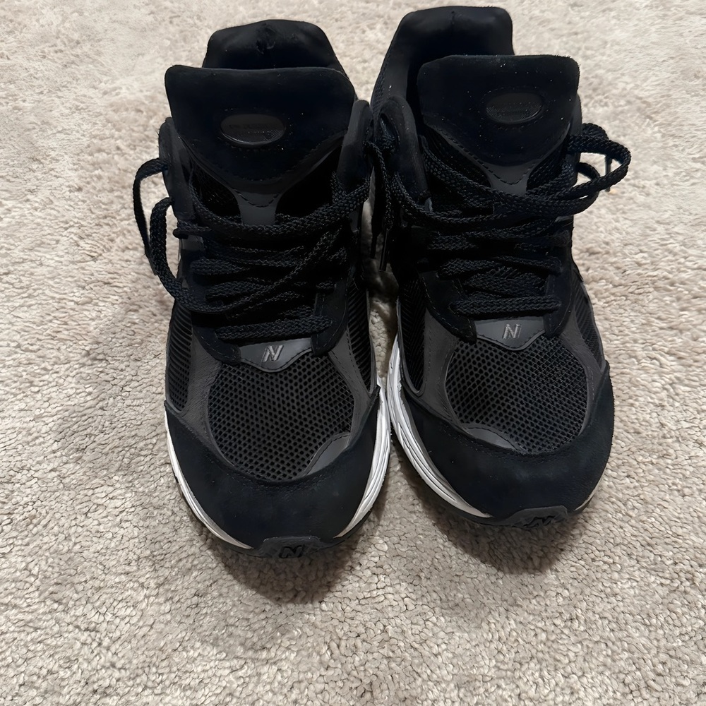 New Balance Black and White Athletic Sneakers